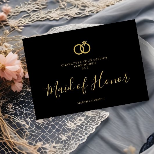 Exquisite Wedding Rings Maid of Honor Luxury 