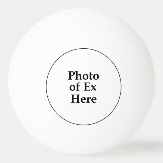 Ex's Foto Ping Pong Ball (Voorkant)