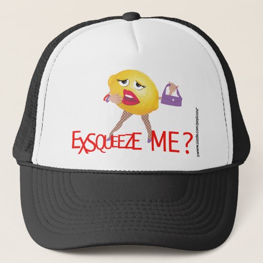 'exsqueeze me'? grappig citroenhumoristisch Pet (Voorkant)