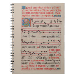 Exsurge Domine Antiphon Medieval Music Manuscript Notitieboek
