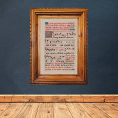 Exsurge Domine Antiphon Medieval Music Manuscript Poster