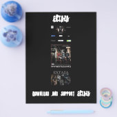 EXTAZA Download Flyer (Enkel)