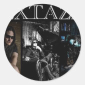 Extaza ronde Sticker (Voorkant)