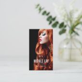 Extension Profile Headshot Aangepaste Visitekaartj Visitekaartje (Staand voorkant)