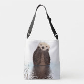 Exter voor gier in water crossbody tas (Achterkant)