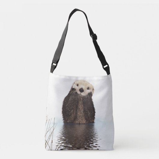 Exter voor gier in water crossbody tas (Achterkant)