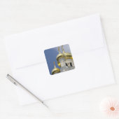 Exterieur van de Alexander Nevsky-kathedraal Vierkante Sticker (Envelop)