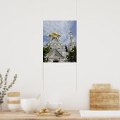 Exterieur van de Kathedraal van Sint-Alexander Nev Poster (Keuken)