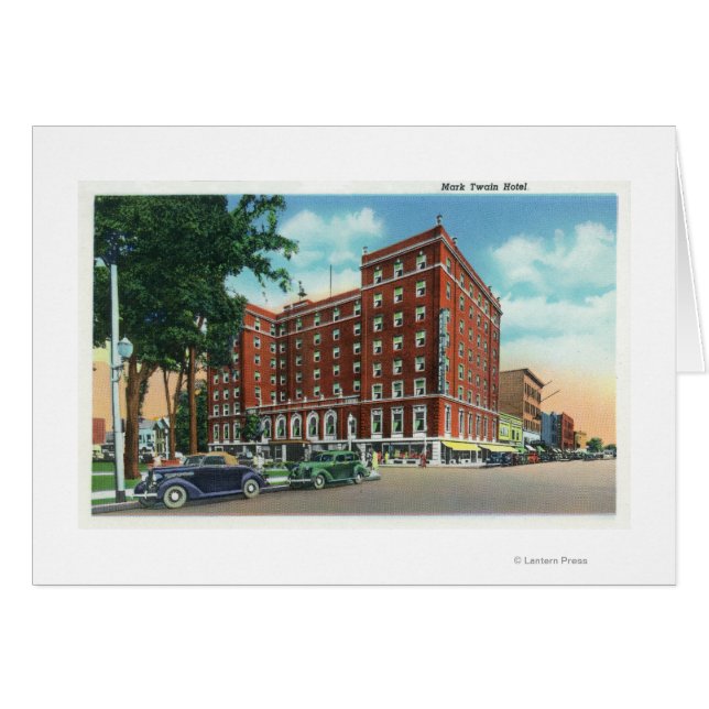 Exterieur van het Mark Twain Hotel (Voorkant Horizontaal)