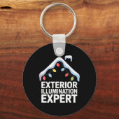 Exterieur Verlichting Expert Kerst Decoreren Sleutelhanger (Voorkant)
