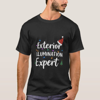 Exterieur Verlichting Expert Kerst Lichtjuichen T-shirt