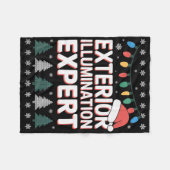 Exterieur Verlichting Expert Kerst Light Setup Fleece Deken (Voorkant (Horizontaal))