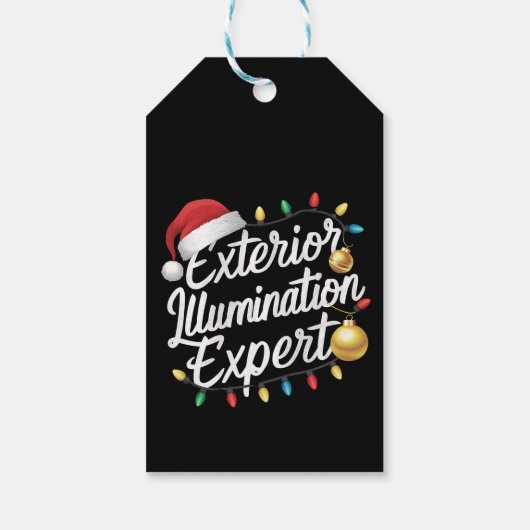 Exterieur Verlichtings Expert Kerst Licht Decor Cadeaulabel (Achterkant)