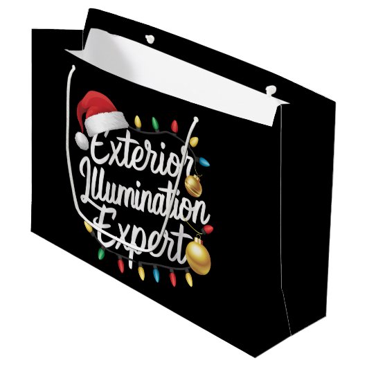 Exterieur Verlichtings Expert Kerst Licht Decor Groot Cadeauzakje (Voorkant Gekanteld)