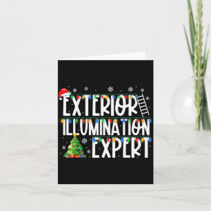 Exterieur verlichtingsdeskundige Kerst Licht Kerst Kaart