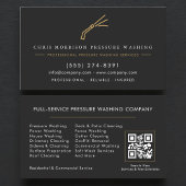 Exterior Cleaning Power Washing QR Code Visitekaartje