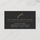 Exterior Cleaning Power Washing QR Code Visitekaartje (Voorkant)