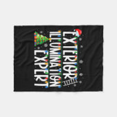 Exterior Illumination Expert Christmas Light Xmas Fleece Deken (Voorkant (Horizontaal))