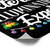 Exterior Illumination Expert Funny Christmas Decor Poster (Hoek)