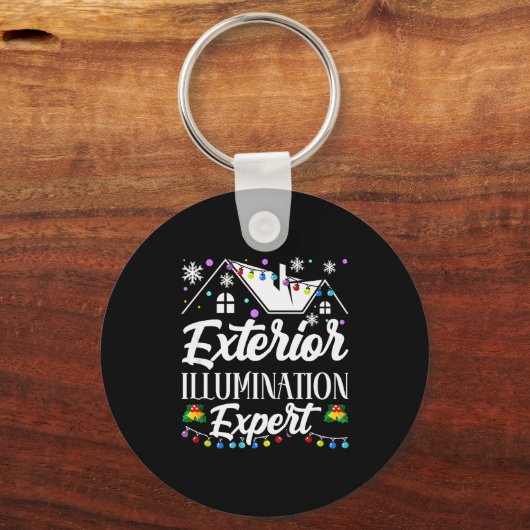 Exterior Illumination Expert Funny Christmas Decor Sleutelhanger (Voorkant)