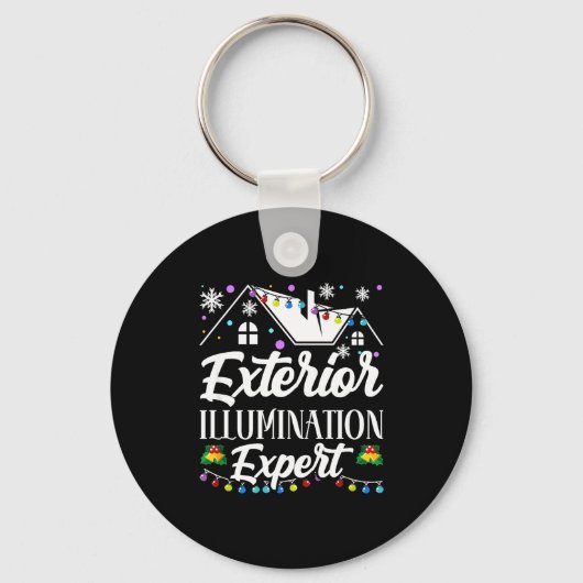 Exterior Illumination Expert Funny Christmas Decor Sleutelhanger (Voorkant)
