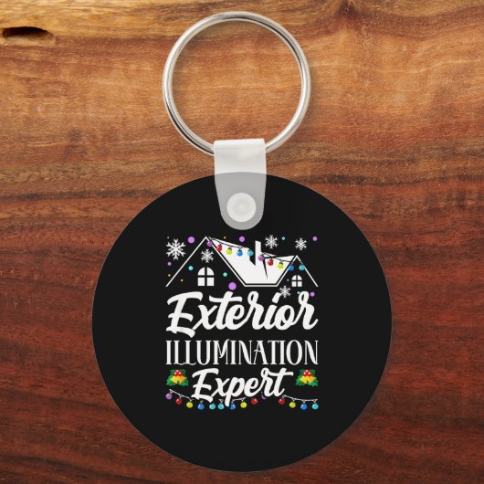 Exterior Illumination Expert Funny Christmas Decor Sleutelhanger (Voorkant)