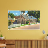 Exterior View of Ft. Western and Block Houses # Canvas Afdruk (Insitu (Woonkamer))