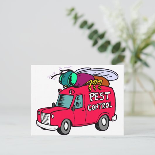 Exterminator Briefkaart (Staand voorkant)