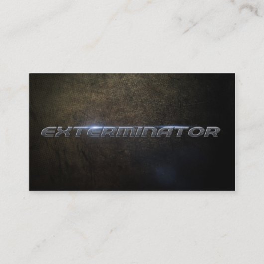 Exterminator Business card Visitekaartje (Voorkant)