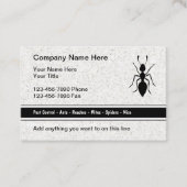 Exterminator Modern Visitekaartje (Voorkant)