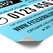 Exterminator ontwerp, ongediertebestrijding Advert Poster (Hoek)