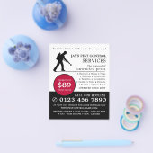 Exterminator, Pest Control Adverteren Flyer (Enkel)