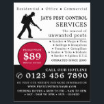 Exterminator, Pest Control Adverteren Flyer<br><div class="desc">Exterminator,  de Controle van het Geest Adverteren Brochure door de Opslag van het Visitekaartje.</div>