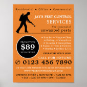 Exterminator, Pest Control Adverteren Poster (Voorkant)