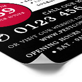 Exterminator, Pest Control Adverteren Poster (Hoek)