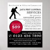 Exterminator, Pest Control Adverteren Poster (Voorkant)