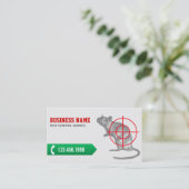 Exterminator Professionele ongediertebestrijding Visitekaartje (Staand voorkant)