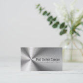 Exterminator Roestvrij staal Metaal ongediertebest Visitekaartje (Staand voorkant)
