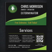Exterminator Service QR Code Visitekaartje
