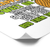 Exterminatoren zijn als ananassen. poster (Hoek)