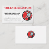 Exterminatorspuitchemicaliën Visitekaartje (Voorkant / Achterkant)