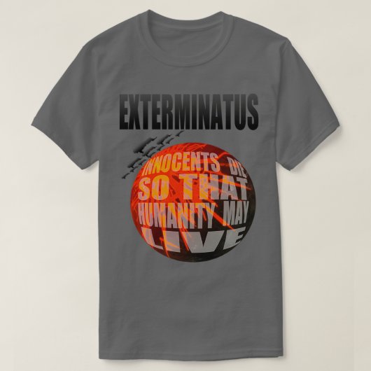 Exterminatus Full Classic TShirt (Design voorkant)