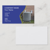 externe warmtepomp visitekaartje (Voorkant / Achterkant)