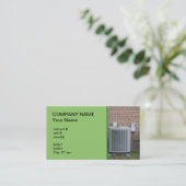 externe warmtepomp visitekaartje (Staand voorkant)