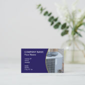 externe warmtepomp visitekaartje (Staand voorkant)