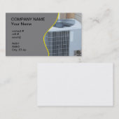 externe warmtepomp visitekaartje (Voorkant / Achterkant)