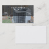 externe warmtepomp visitekaartje (Voorkant / Achterkant)