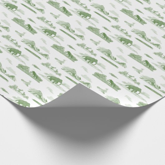 Extinct Animal Toile Cadeaupapier (Hoek)