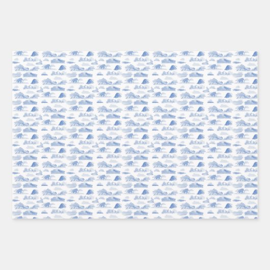 Extinct Animal Toile Wrapping Paper  (Voorkant 3)