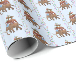 Extinct Animal Wrapping Paper Cadeaupapier